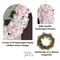 Capri Large White & Pink Silk Hydrangea Wreath 23" UV Resistant Handmade All-Season Indoor/Outdoor Floral Décor 16 Hydrangea Flower Heads on Natural Grapevine Base